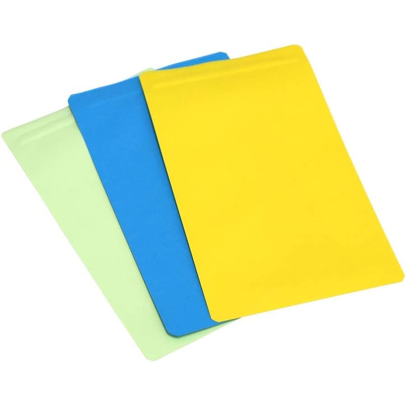 Seinichi 3 Sided Zipper Bags, LamiZip Zip Mail, Blue, 50