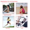 BIHRTC Pack Of 5 Colorful Spring Spiral Coil Keychain Bracelets