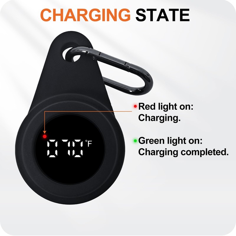 IFNCPF LED Fly Fishing Thermometer IPX7 Waterproof Water Temperature Stream