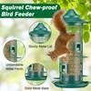 Jarkyfine Squirrel Proof Bird Feeder - Metal Bird Feeders for