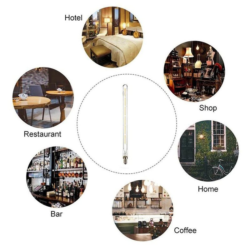 K JINGKELAI T300 Dimmable Vintage LED Edison Bulbs 6W T300