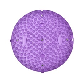 雑貨の国のアリス 足つぼマット ウォーキング 足ツボ 足ツボ押し フットマット 足裏 足元ケア ダイエット 健康 自宅ケア (パープル)