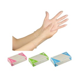 First Late Smooth PVC Gloves with Powder FR-5711 (S) 100 Miiri