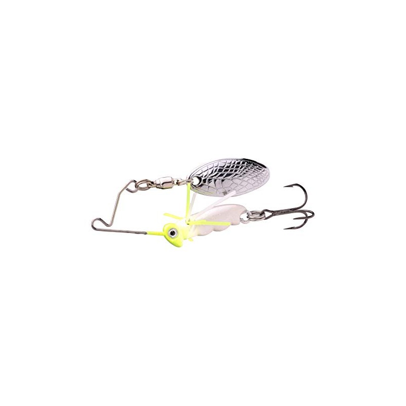 PREDATOR Micro Spinnerbait Larva 4 cm 7g UV Pearl by