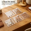 Travel Jewelry Case Organizer, 6-Layer Soft Pouch for Women