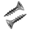 Wood Screws Zinc Plated Silver Full Thread Self Tapping M2
