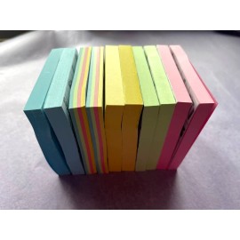 Multi-Color Sticky Notes Cube – 1,000 Sheets – 3x3 Inch – Pastel Memo Pad