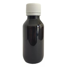 Mister Plastico 100 Pack, Frasco Botella Plástico 60 Ml. Ambar/gotero Tapa.s