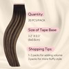 HOTBANANA Tape in Hair Extensions Human Hair, DIY Cut Wide
