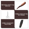 3 PCS Beard Scissors for Men,Professional Stainless Steel Moustache Scissors