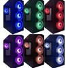 Apevia ET4-RGB Electro 120mm Silent RGB Color Changing LED Fan