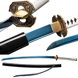 LSWYBJ LSWYBJ Full Tang Katana Sword Sharp Real Samurai Swords Handmade Anime Sword 41inch