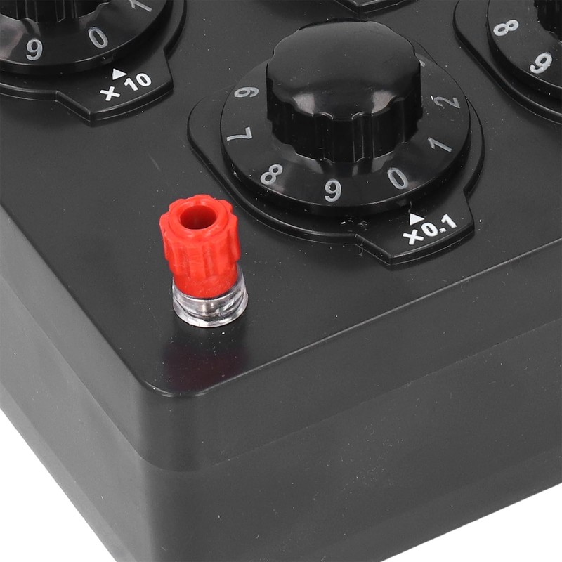 Variable Resistors, Abs Adjustable Decade Resistance Box with Connecting Wire