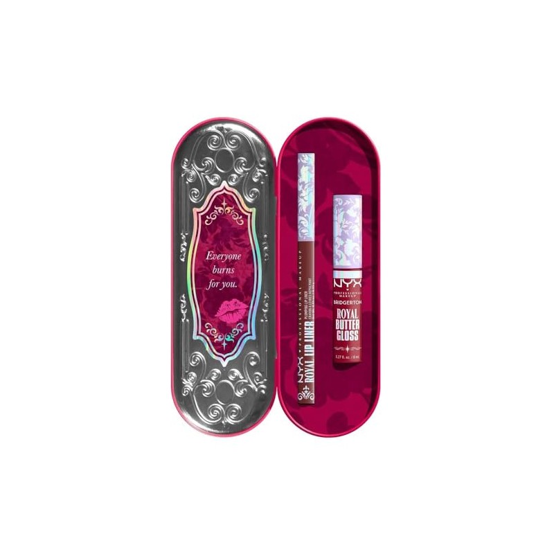 Nyx Professional Makeup, Bridgerton Kit de Labios TonosCherry Courtship (cereza)