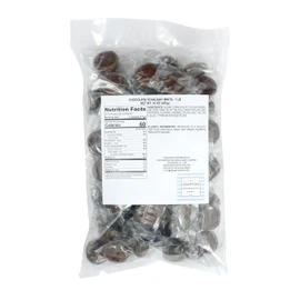 Chocolate Starlight Mints Candy, 1 Pound Bulk Candy (Approx. 75 pcs.), Individually Wrapped Choco Starlights