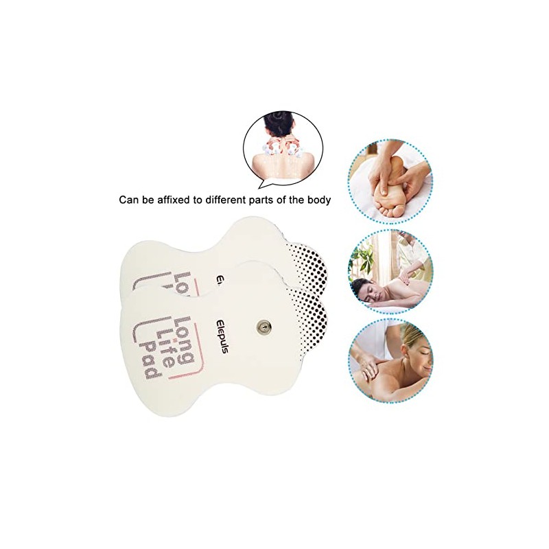 10 Unids/Set Almohadillas De Electrodos, Almohadillas Masajeadora, Accesorio