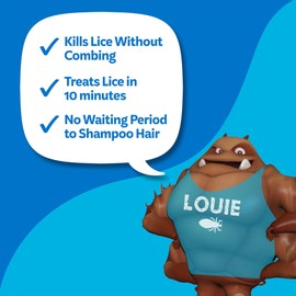 Nix Ultra Lice Treatment Hair Solution & Lice Comb, Kills Superlice & Eggs, 3.4 Fl Oz