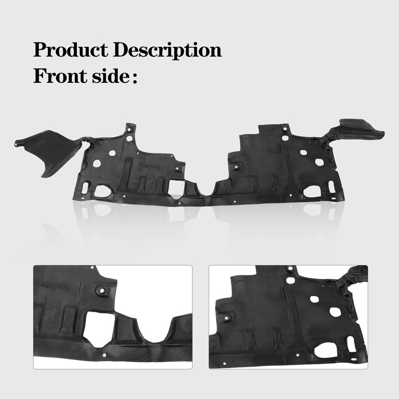 Perfit Liner Front Lower Engine Splash Shield Engine Cover Compatible