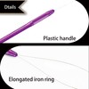 10PCS Multicolored Plastic Hair Extension Loop Needle Tool Loop Threader,
