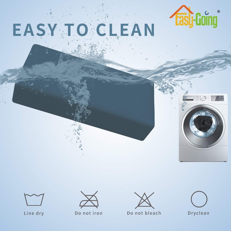 Easy-Going - Funda elástica otomana Plegable, Protector de Muebles, Rectangular,