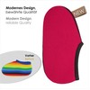 Comfort Concept Wellington Boots Slip-On Socks Rain Shoe, Multi-Coloured Stripes