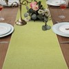 Table Runner Outdoor Sage Green Hessian Style Farmhouse Rustic Table