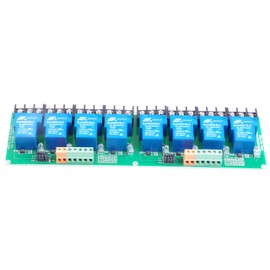 KNACRO 8-Channel Relay Module High Low Level Triggering Optocoupler Isolation Load 30A DC 30V AC 250V for PLC Automation Control, Industrial System Control,(DC 24V 8-Channel)
