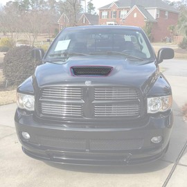 New Hood Scoop Molding Bezel for Dodge Ram 1500 SRT 10 2004-2005 Black Replacement