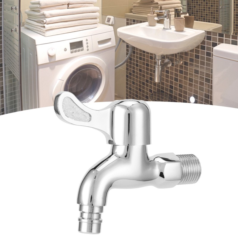 G1/2 Male Thread Washing Machine Faucet Wall Mounted Single Cold