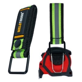 MELOTOUGH Tape Measure Holder Measuring Tape Holder Drill Impact Tool Holster for Tape Measure, Drills, Clipped Tools (2pcs Lime)