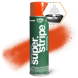 Fox Valley Athletic Field Marking Paint Easy To Use Athletic Field Paint, Grass Paint & Turf Paint Ideal For Tennis, Basketball Courts, Outdoor Paint Cartridge, 18 oz (Pack of 12) Athletic Hot Orange