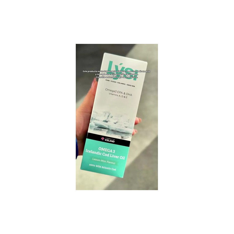 Aceite Hígado Bacalao Omega 3 Lsi Limón Menta 240ml Sin