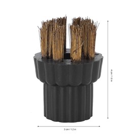 Jeffergarden Brass Brush Round Sweeper Parts 2Pcs X5 Mop Accessories for Replacement H20 Brush Steam Cleaner & Steam Mop Accessories