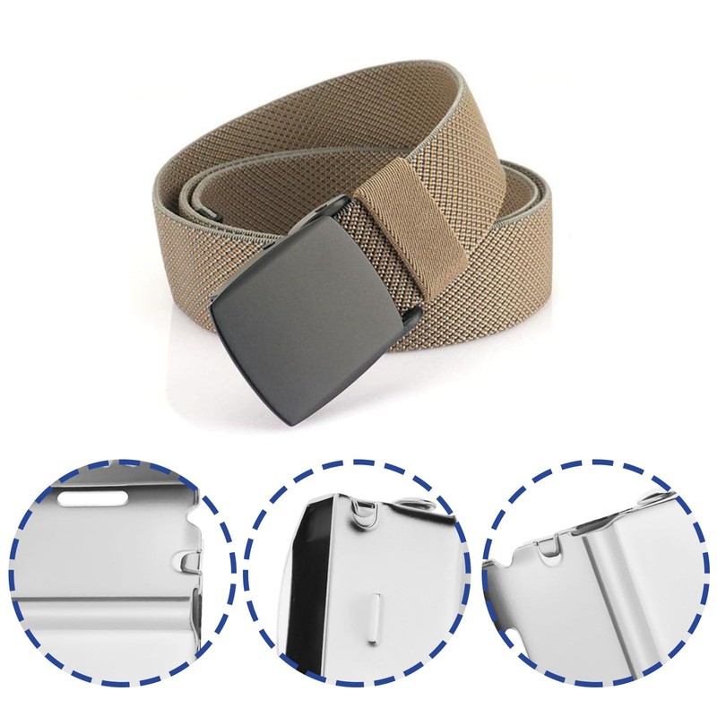 Briny River 2pcs 1.25" Military Metal Sliding Web Belt Buckle