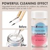Embagol Tweezer Cleanser for Eyelash Extensions with Nail Wipes Lint