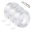 LSXD Cinta Doble Cara Extrafuerte, 3 Rollos 5M Nano Tape