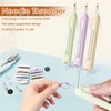 Miaherry Needle Threader, 3 Pieces Threading Aid for Sewing Needles,