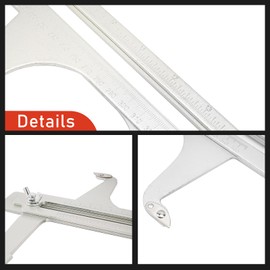 RAMATA Adjusting Brake Shoes and Installing Drum/Brake Resetting Gauge/Brake Reset Meter/Brake Measuring Tool Replaces # 3377