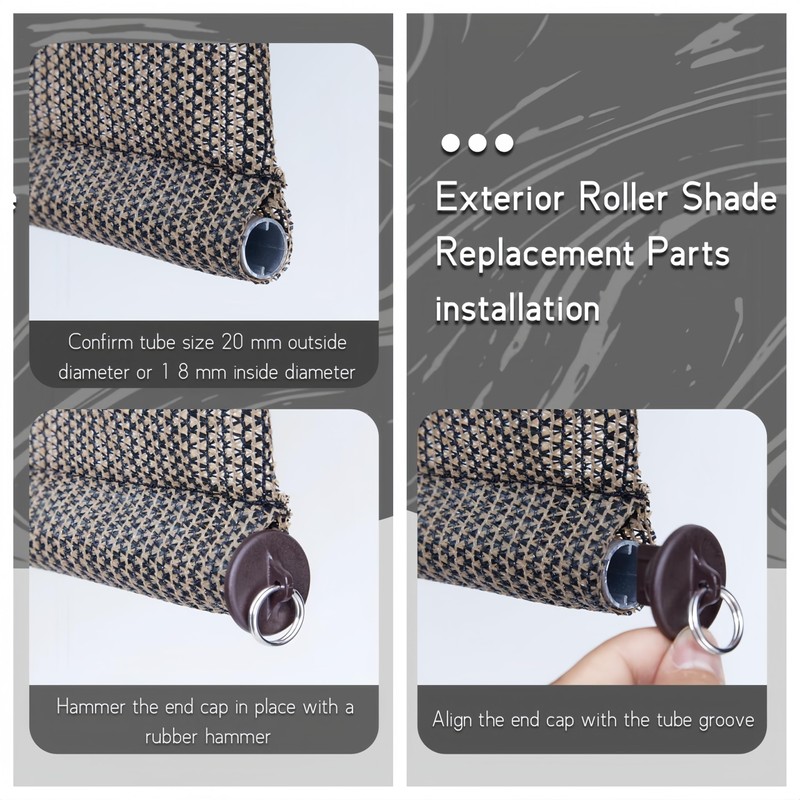 Generic Shade Replacement Parts,Shade Tie Downs and End Cap with