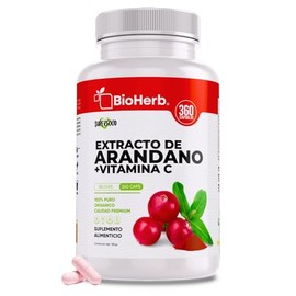 BioHerb  Arndano Rojo Orgnico  Vitamina C  360 Cpsulas  Extracto 100 Puro  Suplemento Alimenticio  Calidad Premium                                    
