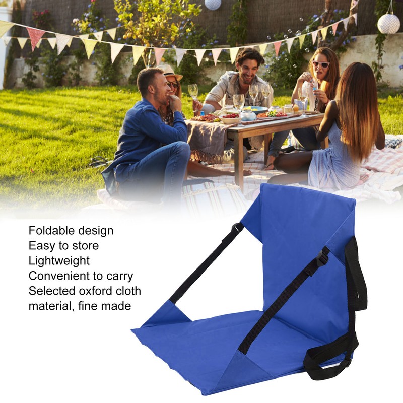 Folding Stadium Seat Lightweight Portable Oxford Cloth Stadium Bleacher Seat