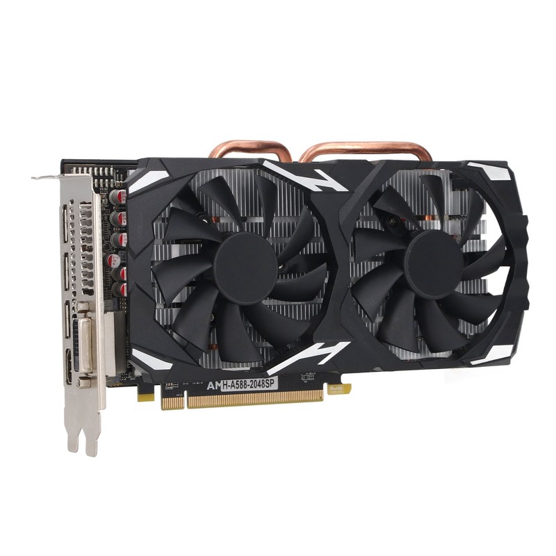 RX580 Game Graphics Card 8GB GDDR5 256BIT Low Noise Desktop