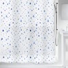 Spirella PVC Opaque Plastic Shower Curtain, 180 x 200 cm,
