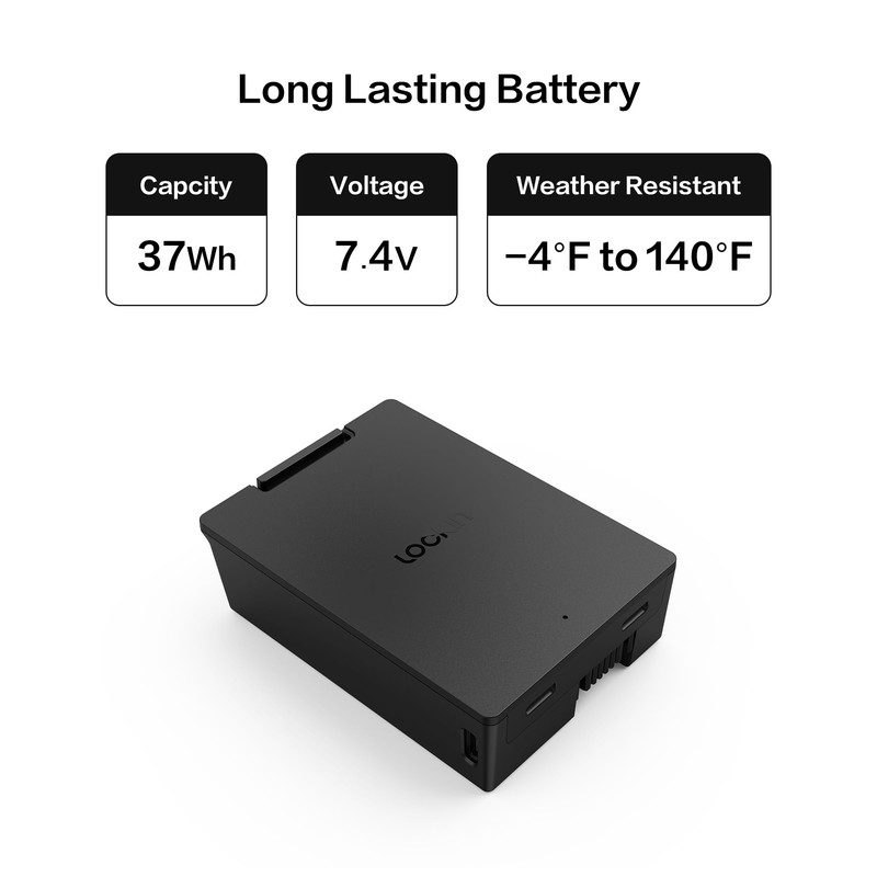 Lockin Rechargeable Battery for Veno Pro&Veno Plus Video Smart Lock