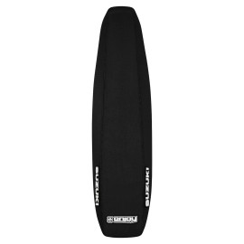 Enjoy MFG 2001 - 2024 SUZUKI DRZ 125 SEAT COVER by Enjoy MFG ALL BLACK GRIPPER Logo #170