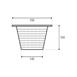 ASTRALPOOL Skimmer Basket - Pool Filter Accessories - Plastic & Metal - Medium - Modern - Colourful