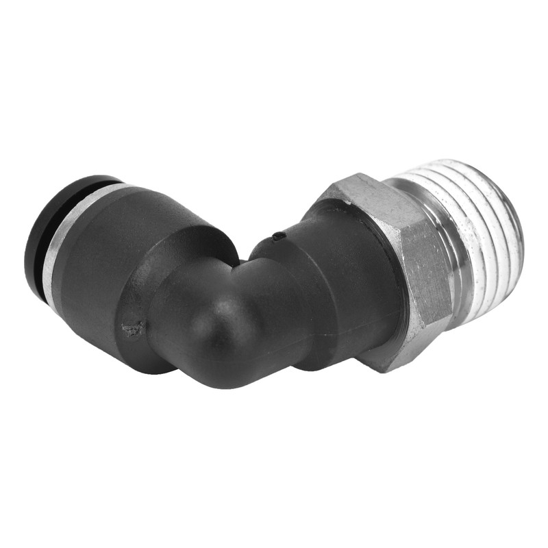 10Pcs Pneumatic Connectors L Shape Right Angle External Thread Quick