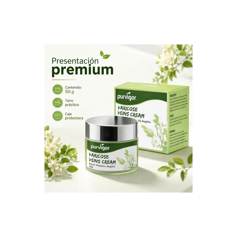 Crema Piernas Cansadas Hidratante Masaje Cuidado Varices 50g