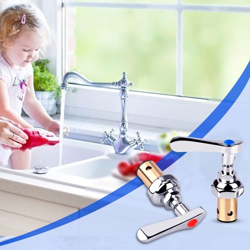 KWODE Replacement Brass Hydraulic Control Spindle Assembly Cartridge Faucet Valve