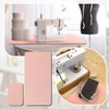 Drydiet 2 Pcs Sewing Machine Muffling Mat Pedal Sewing Mat